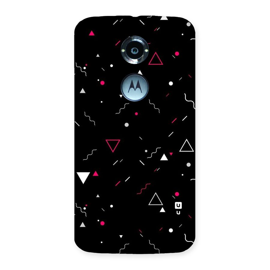 Dark Shapes Design Back Case for Moto X 2nd Gen