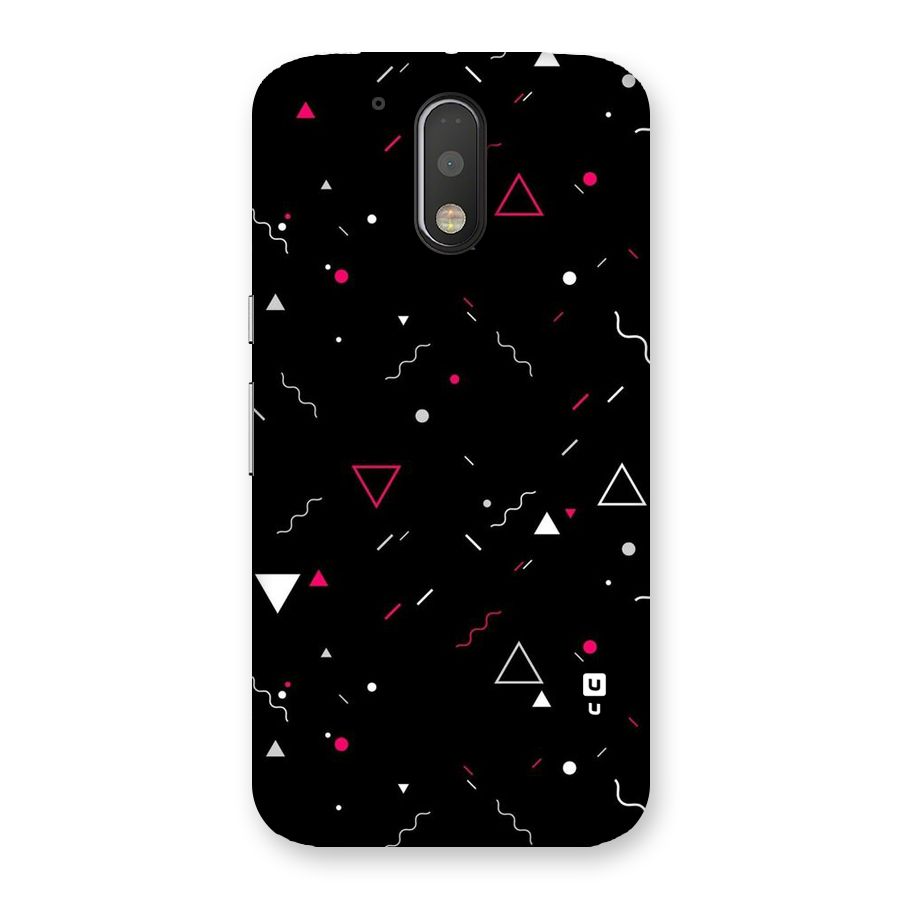 Dark Shapes Design Back Case for Motorola Moto G4