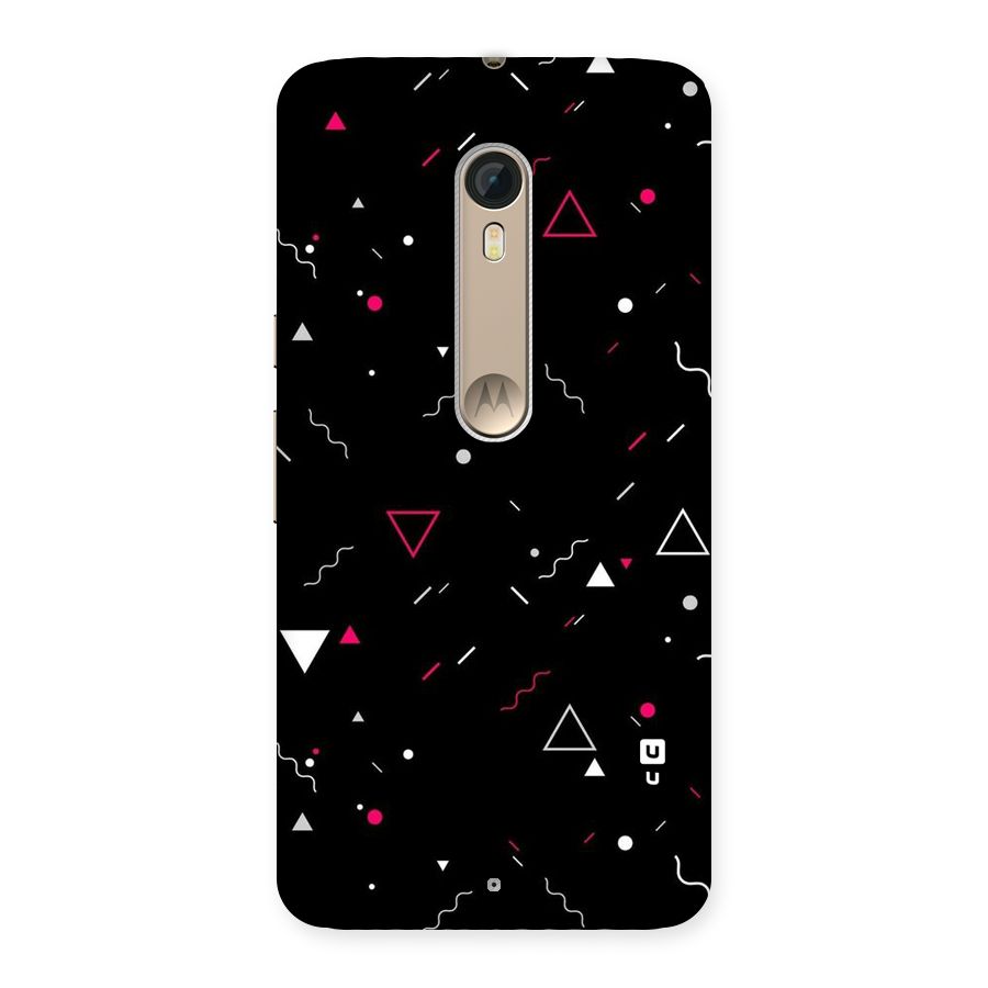 Dark Shapes Design Back Case for Motorola Moto X Style