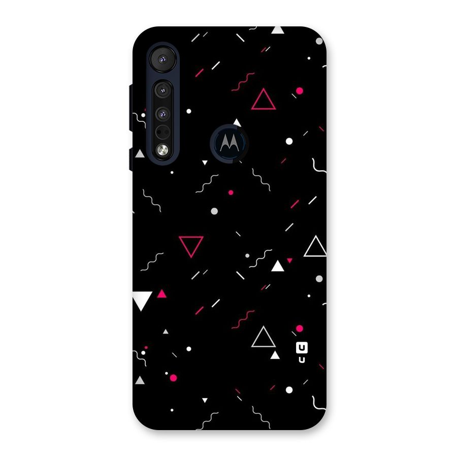 Dark Shapes Design Back Case for Motorola One Macro