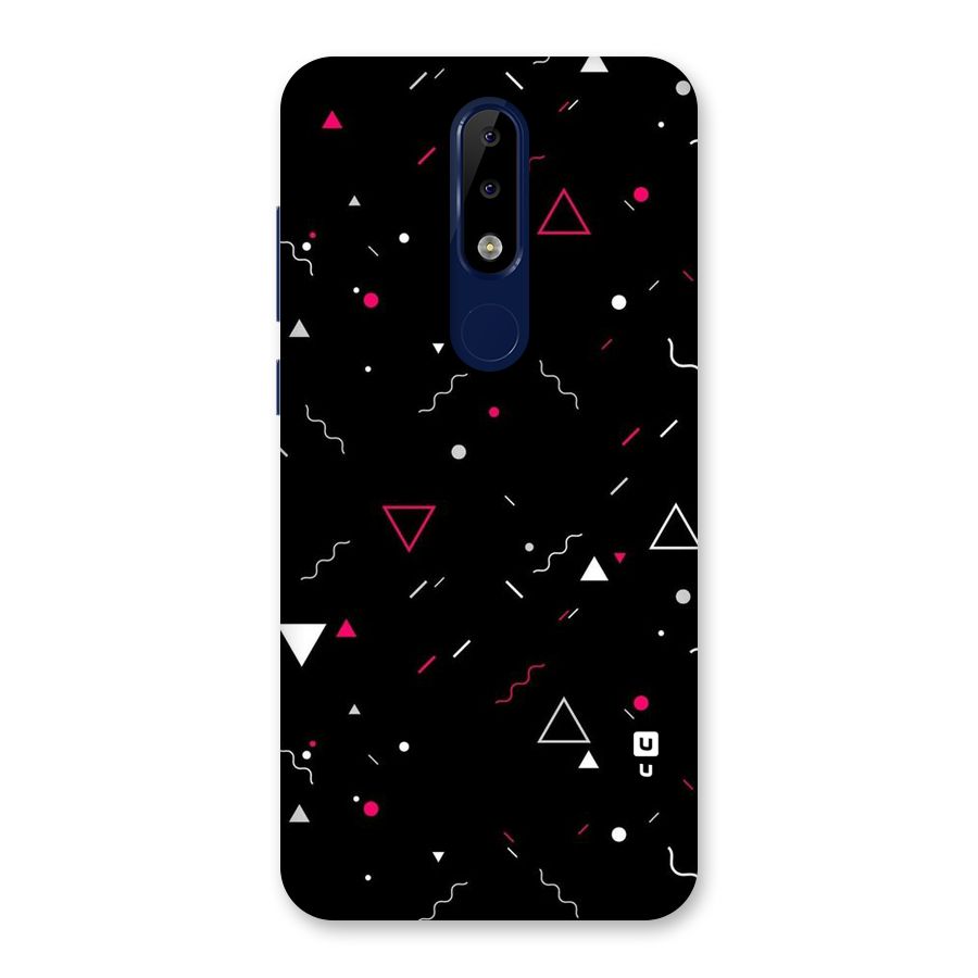 Dark Shapes Design Back Case for Nokia 5.1 Plus