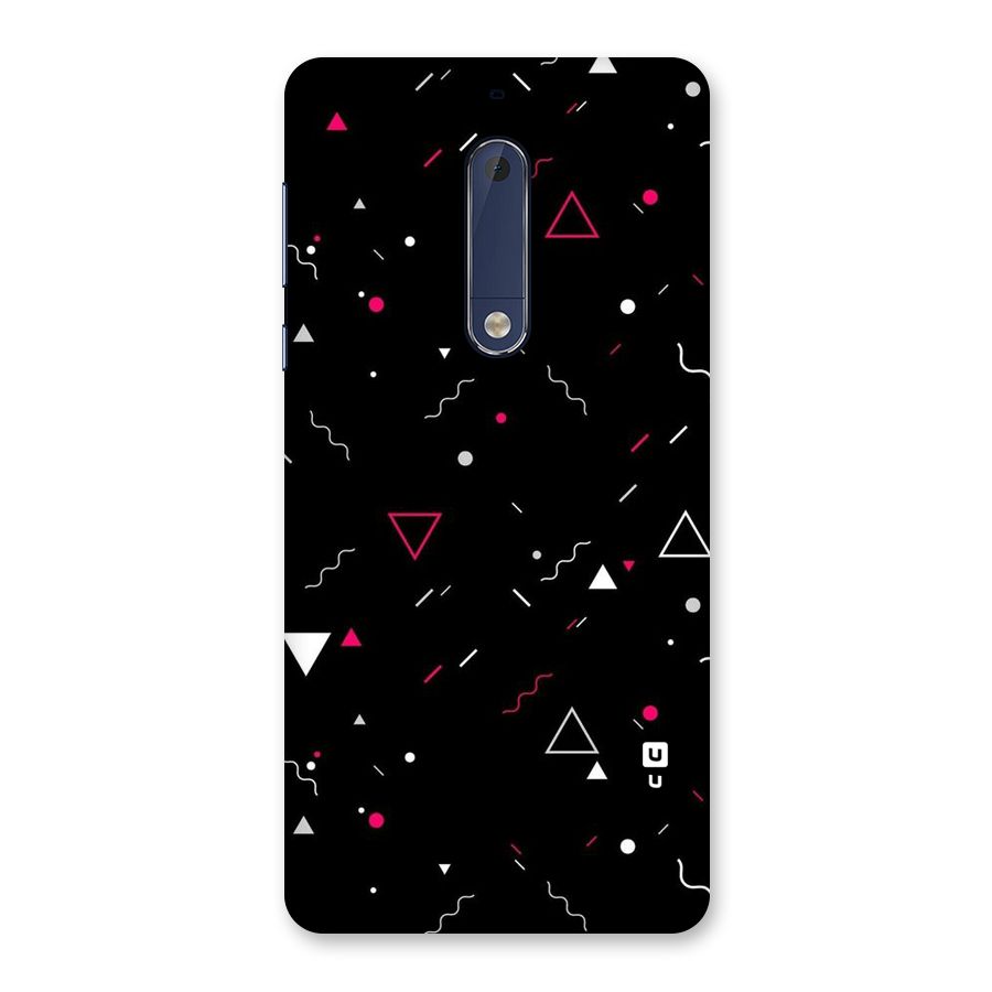 Dark Shapes Design Back Case for Nokia 5