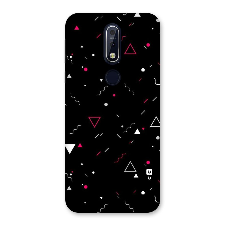 Dark Shapes Design Back Case for Nokia 7.1