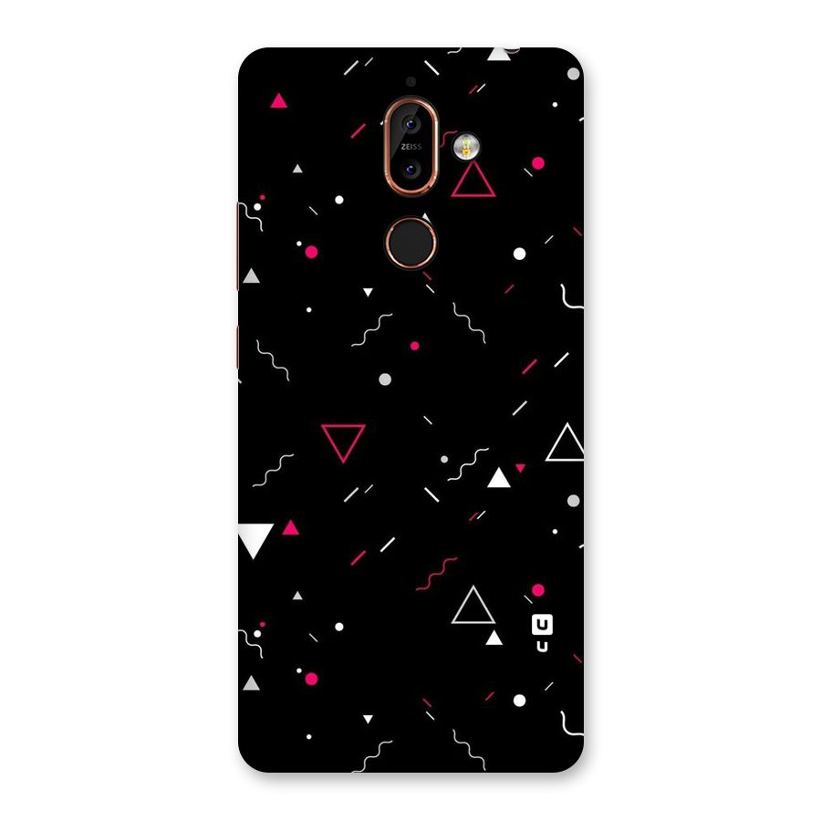 Dark Shapes Design Back Case for Nokia 7 Plus