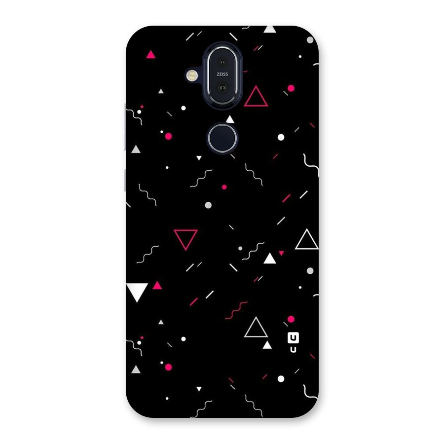 Dark Shapes Design Back Case for Nokia 8.1