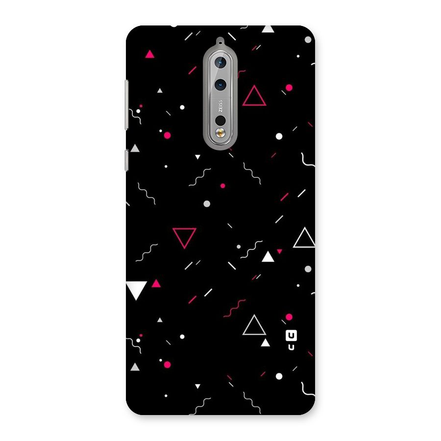 Dark Shapes Design Back Case for Nokia 8