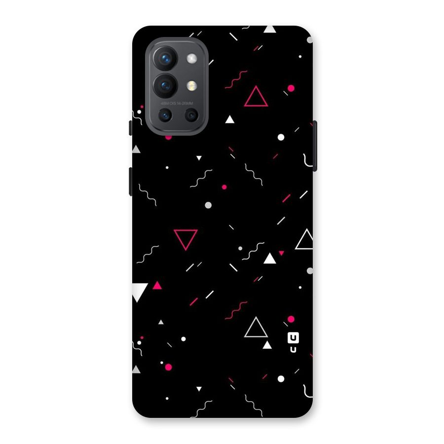 Dark Shapes Design Back Case for OnePlus 9R