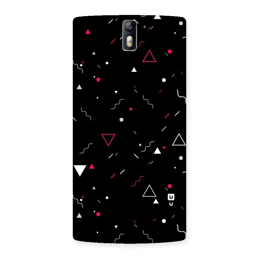 Dark Shapes Design Back Case for One Plus One