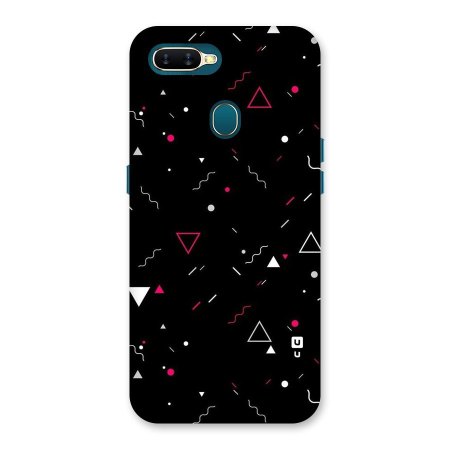 Dark Shapes Design Back Case for Oppo A12s