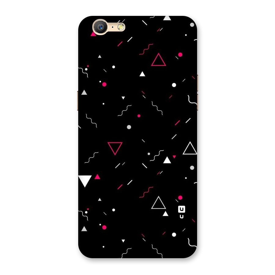 Dark Shapes Design Back Case for Oppo A39