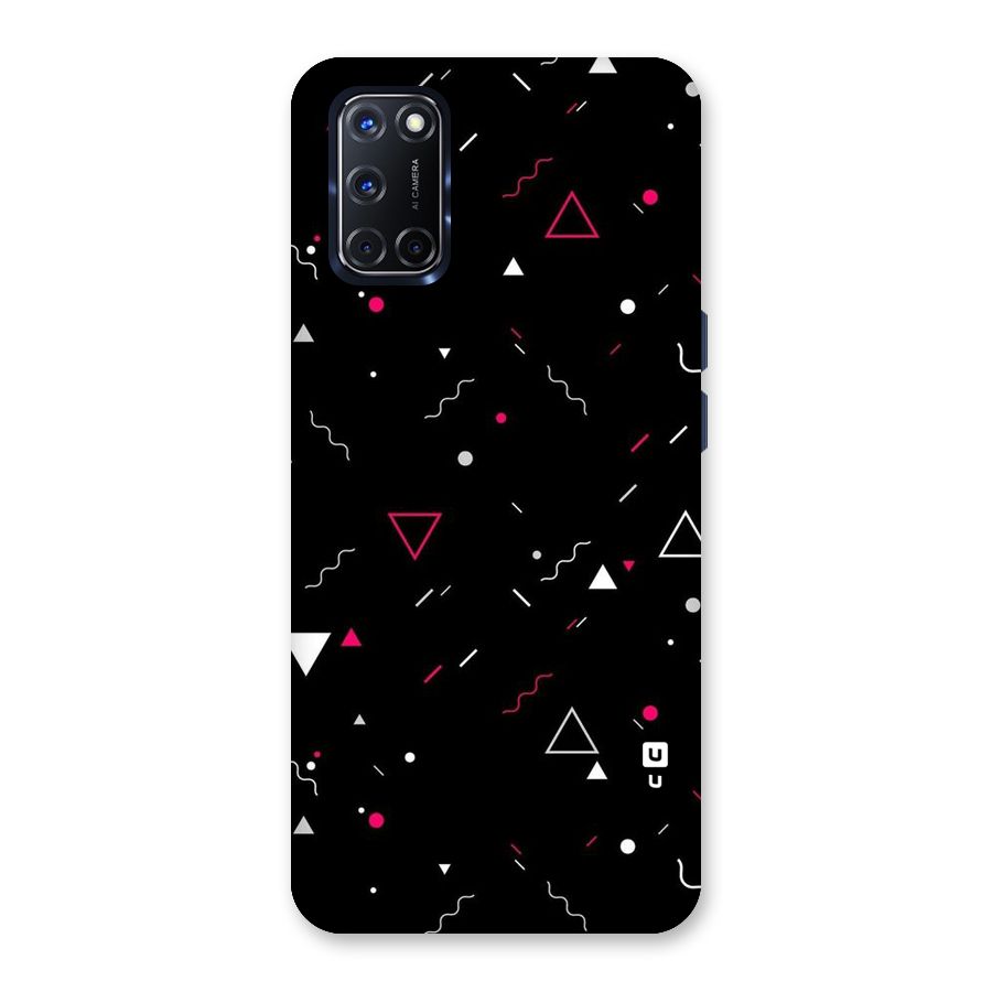 Dark Shapes Design Back Case for Oppo A52