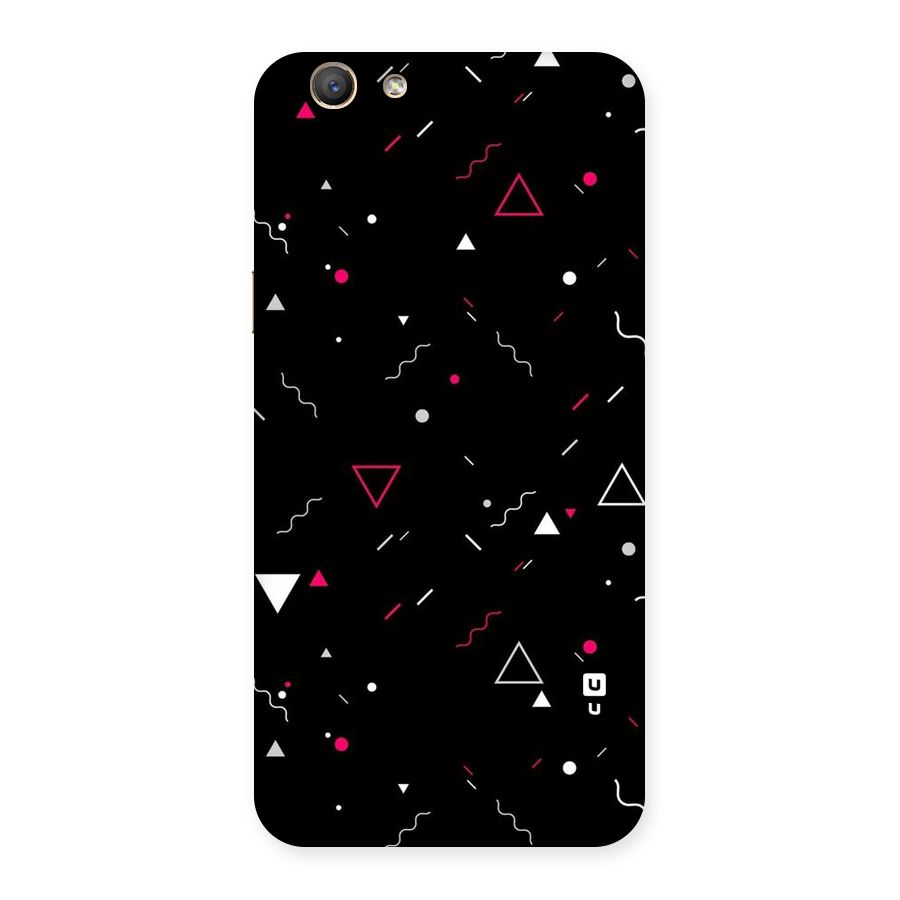 Dark Shapes Design Back Case for Oppo A59