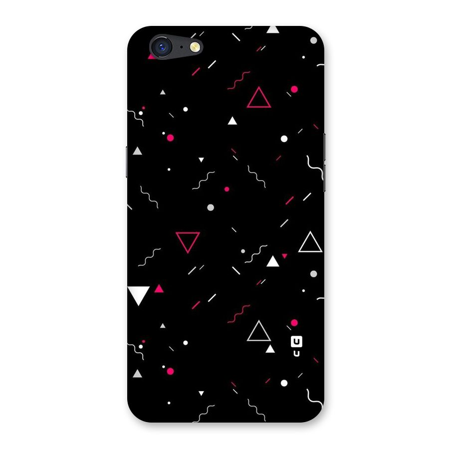 Dark Shapes Design Back Case for Oppo A71