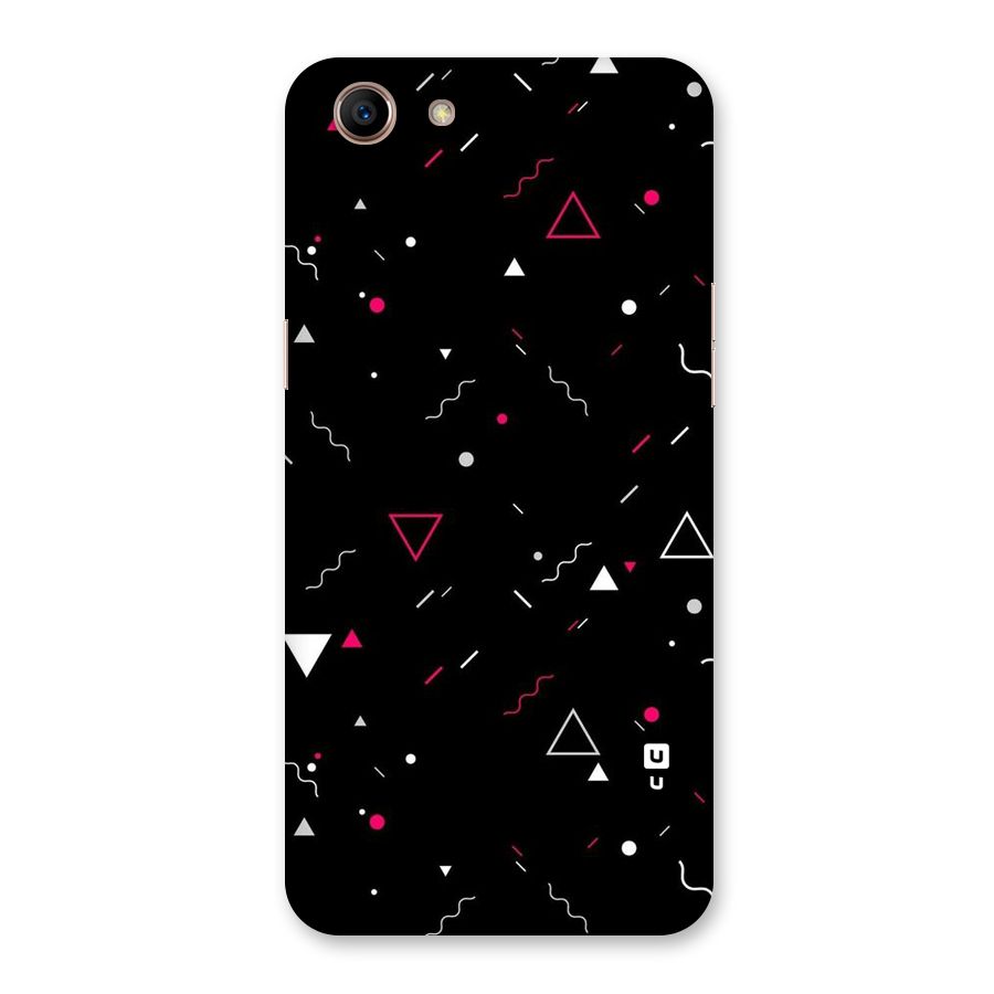 Dark Shapes Design Back Case for Oppo A83 (2018)