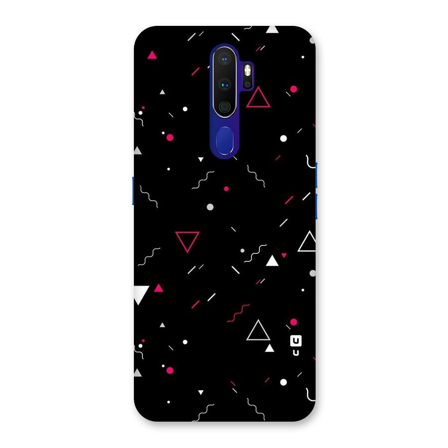 Dark Shapes Design Back Case for Oppo A9 (2020)