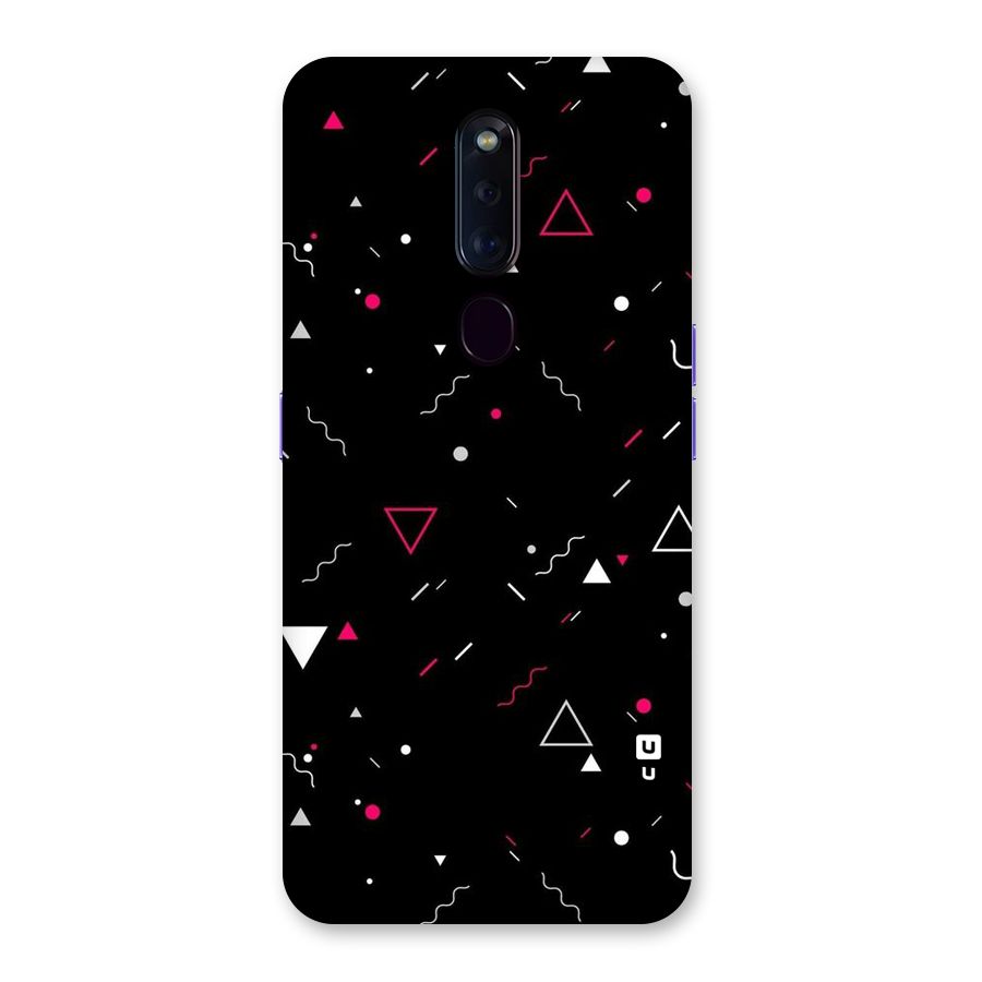 Dark Shapes Design Back Case for Oppo F11 Pro