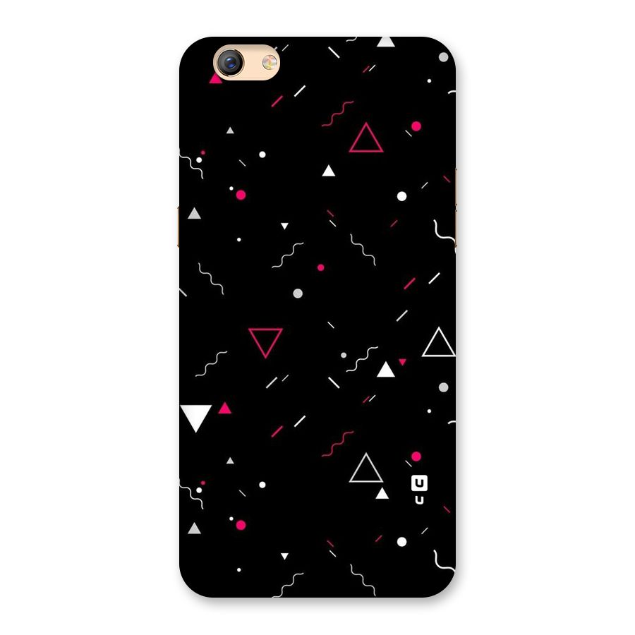 Dark Shapes Design Back Case for Oppo F3 Plus