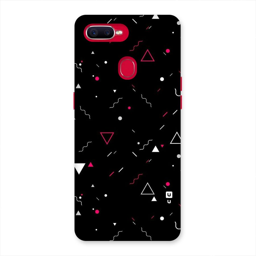 Dark Shapes Design Back Case for Oppo F9 Pro