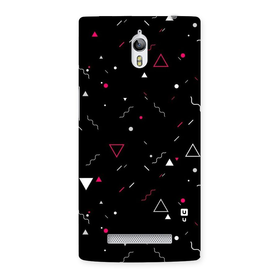 Dark Shapes Design Back Case for Oppo Find 7