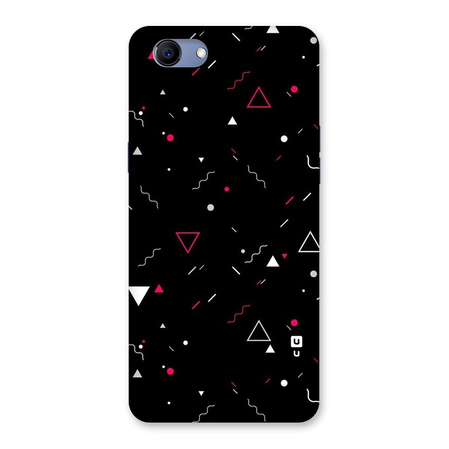 Dark Shapes Design Back Case for Oppo Realme 1