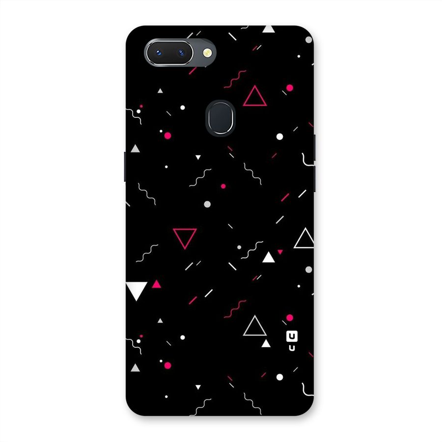 Dark Shapes Design Back Case for Oppo Realme 2