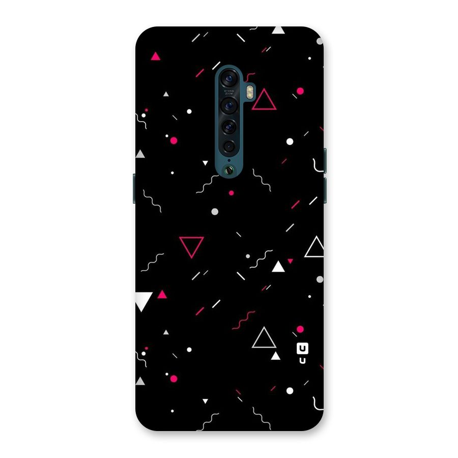 Dark Shapes Design Back Case for Oppo Reno2