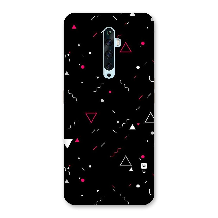 Dark Shapes Design Back Case for Oppo Reno2 F