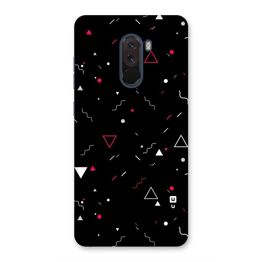 Dark Shapes Design Back Case for Poco F1