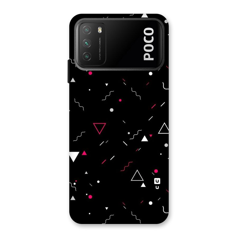 Dark Shapes Design Back Case for Poco M3