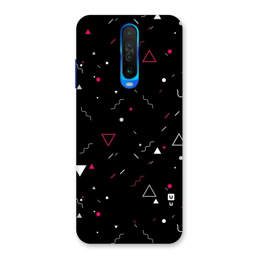 Dark Shapes Design Back Case for Poco X2