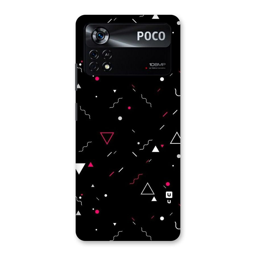 Dark Shapes Design Back Case for Poco X4 Pro 5G