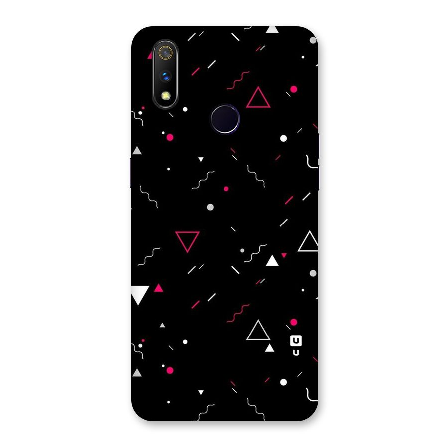 Dark Shapes Design Back Case for Realme 3 Pro