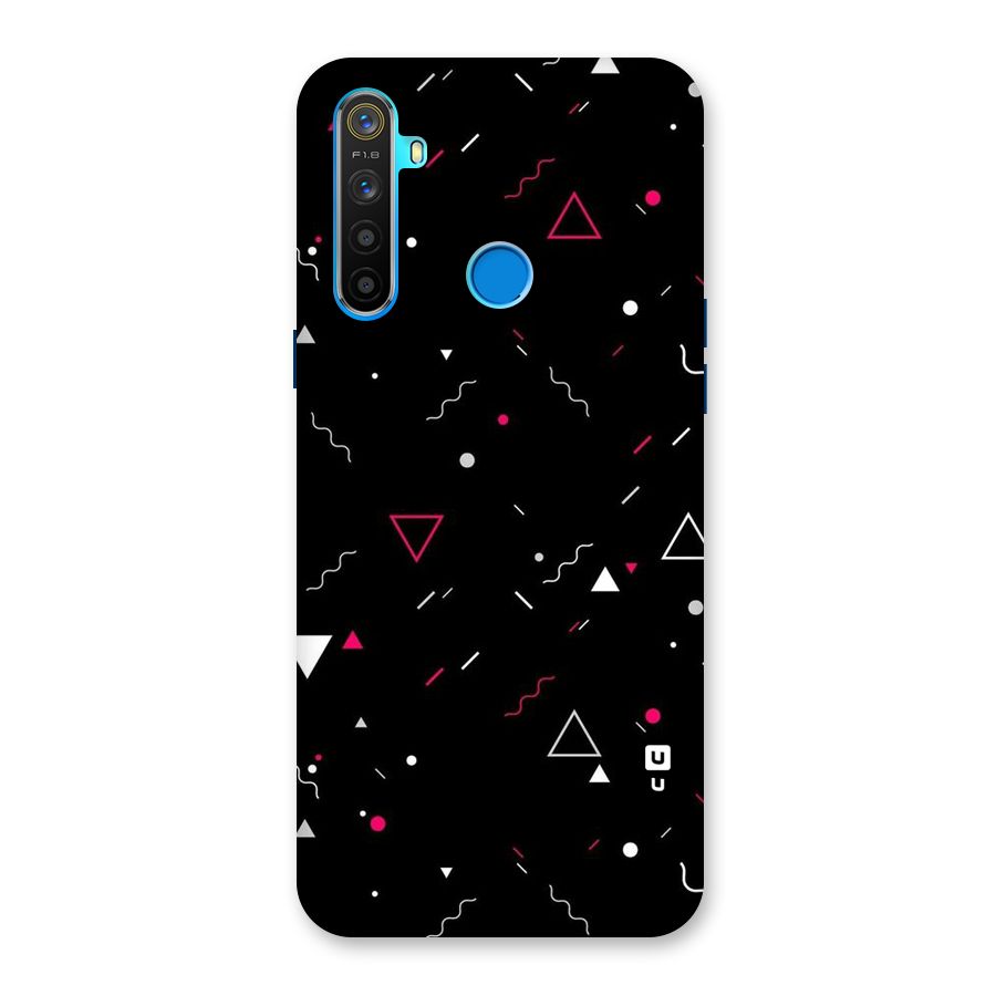 Dark Shapes Design Back Case for Realme 5