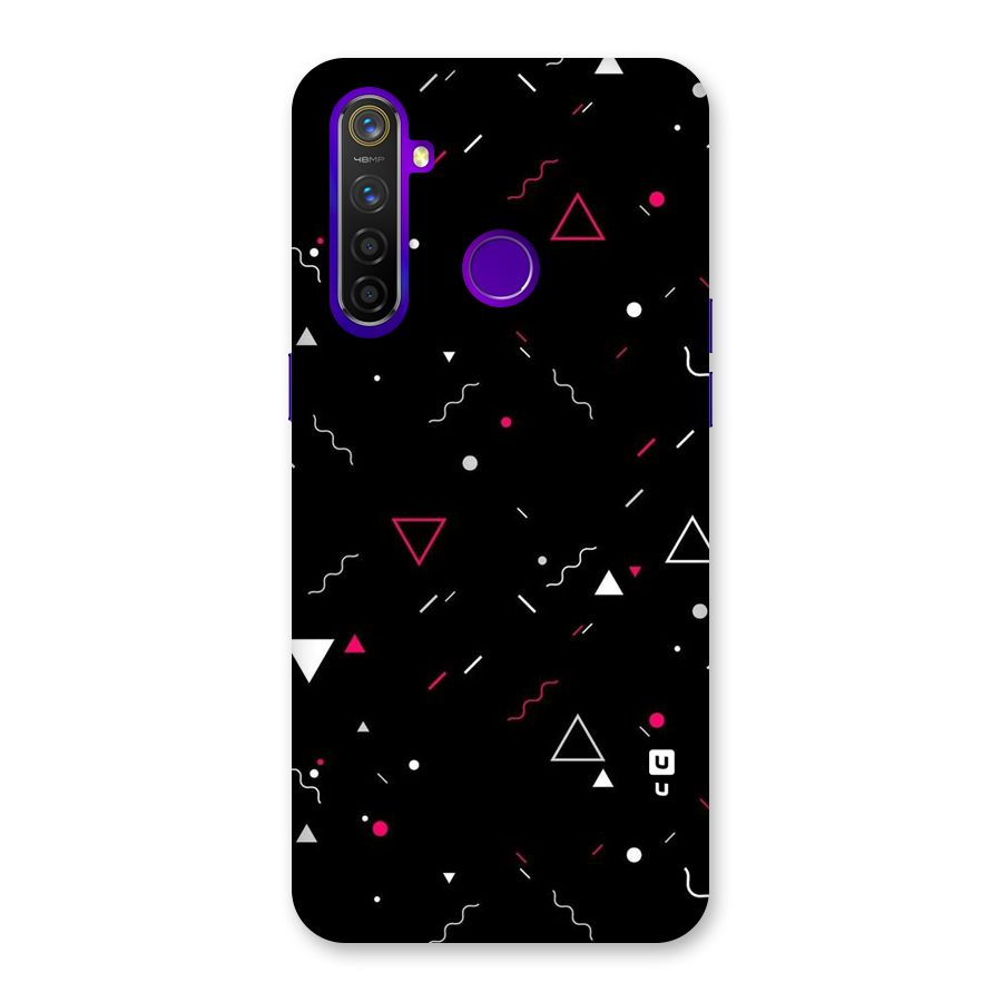 Dark Shapes Design Back Case for Realme 5 Pro