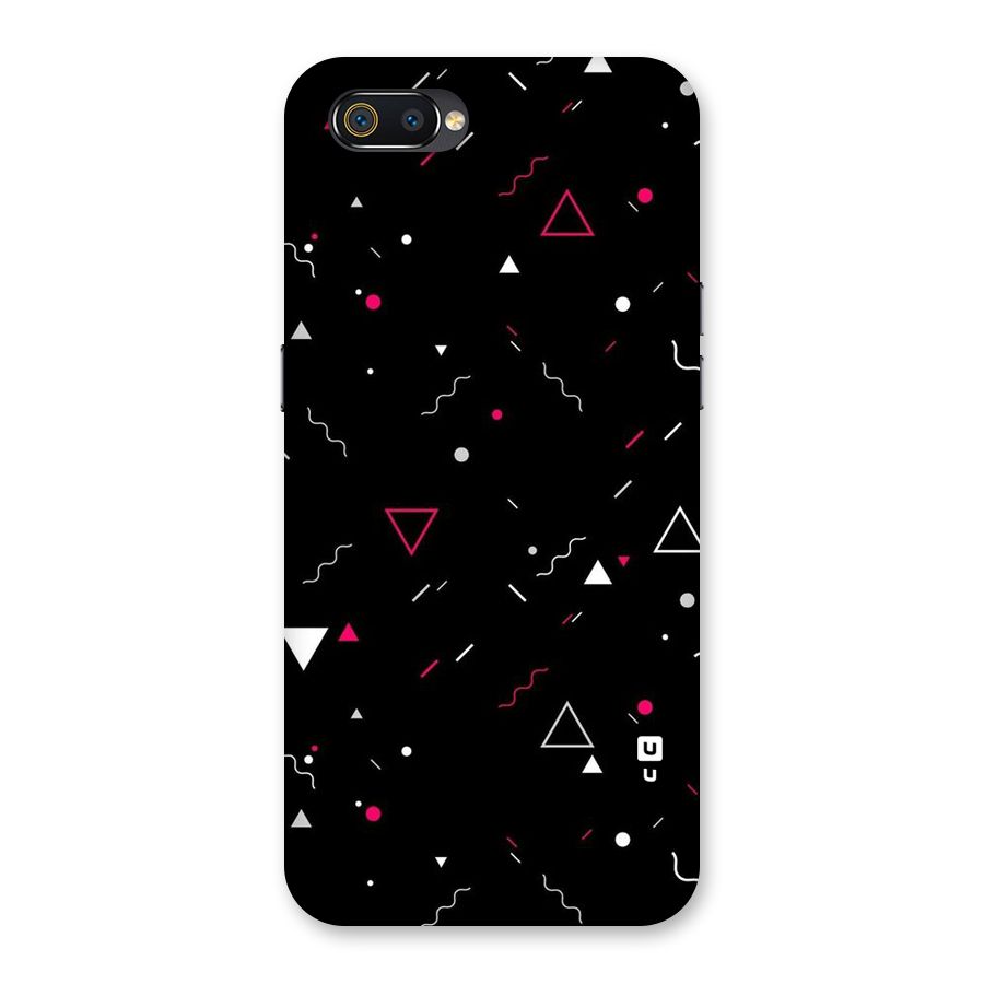 Dark Shapes Design Back Case for Realme C2