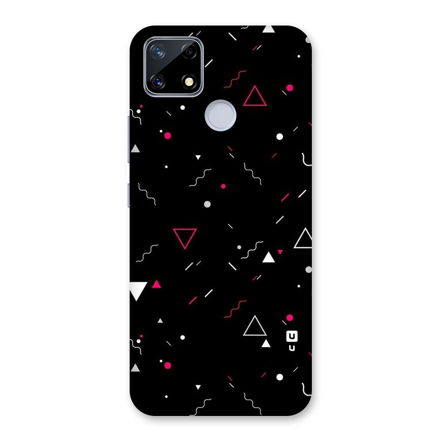 Dark Shapes Design Back Case for Realme Narzo 20