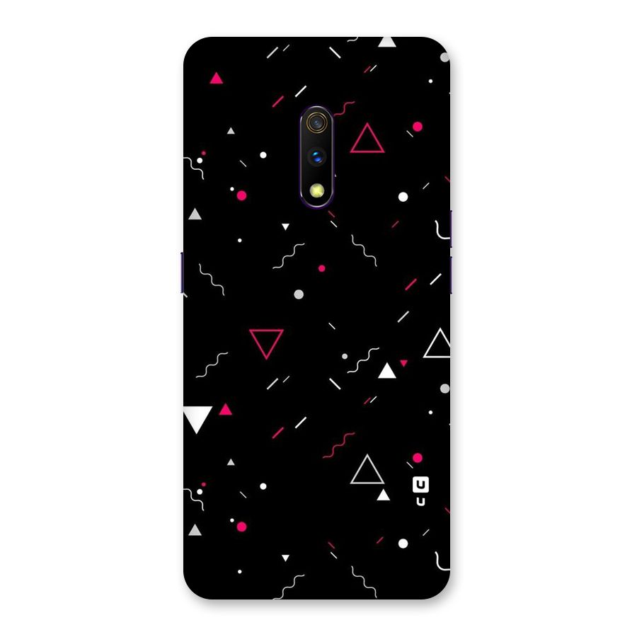Dark Shapes Design Back Case for Realme X