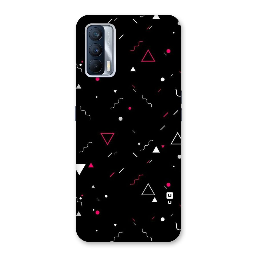 Dark Shapes Design Back Case for Realme X7