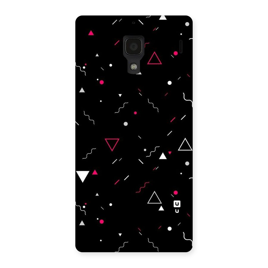 Dark Shapes Design Back Case for Redmi 1S