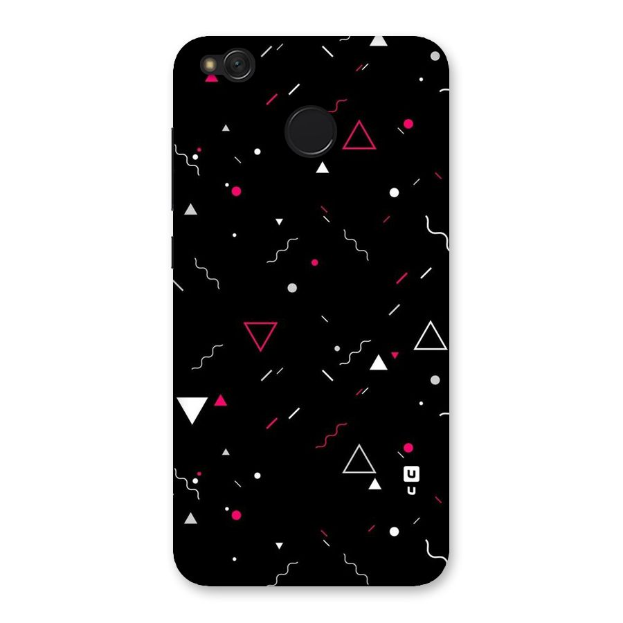 Dark Shapes Design Back Case for Redmi 4