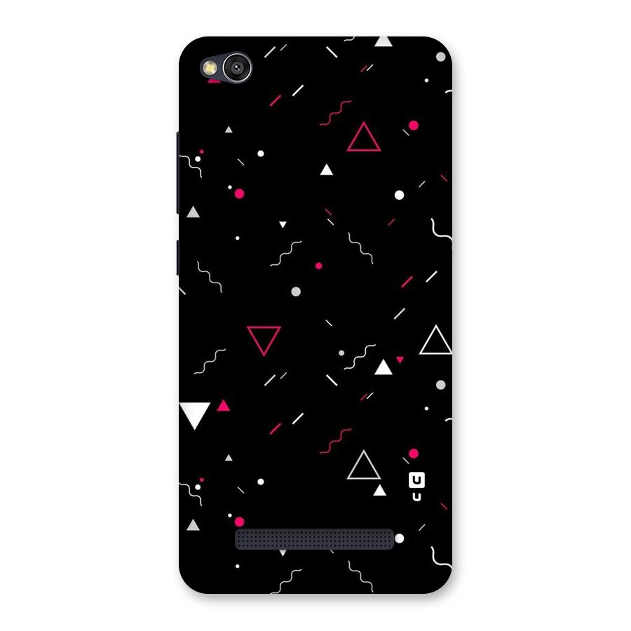 Dark Shapes Design Back Case for Redmi 4A