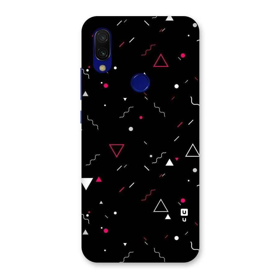 Dark Shapes Design Back Case for Redmi 7