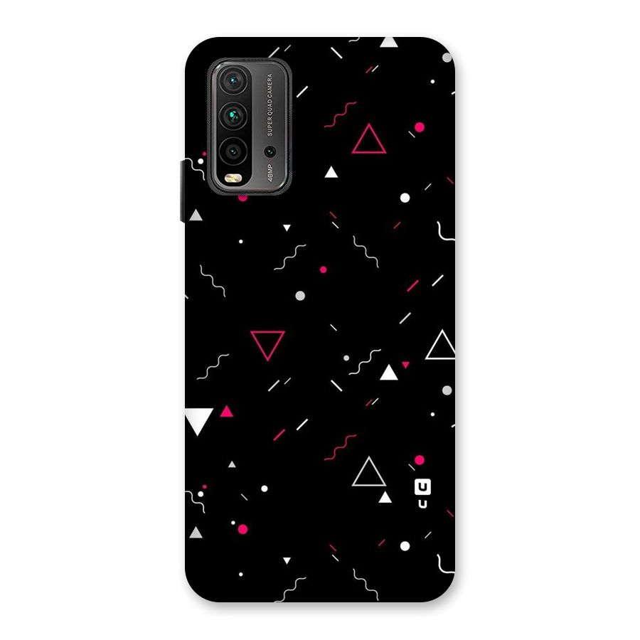 Dark Shapes Design Back Case for Redmi 9 Power