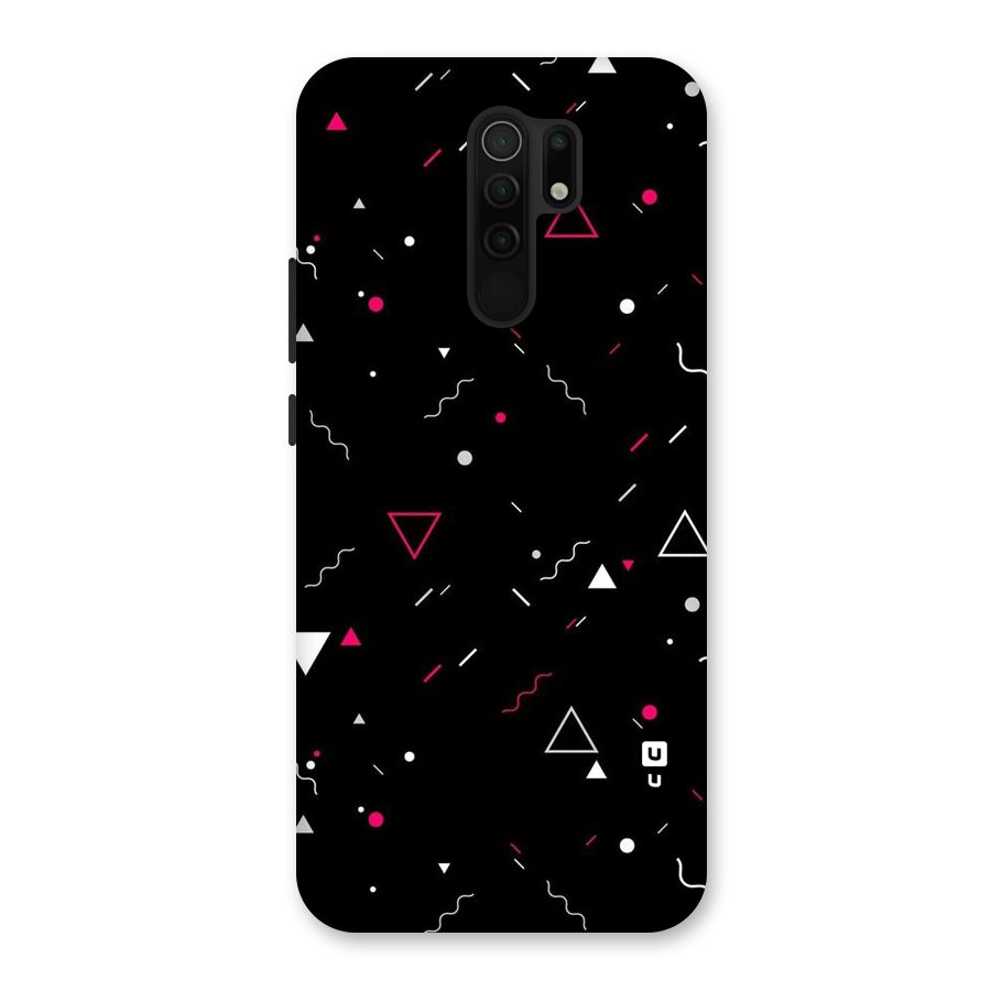 Dark Shapes Design Back Case for Redmi 9 Prime