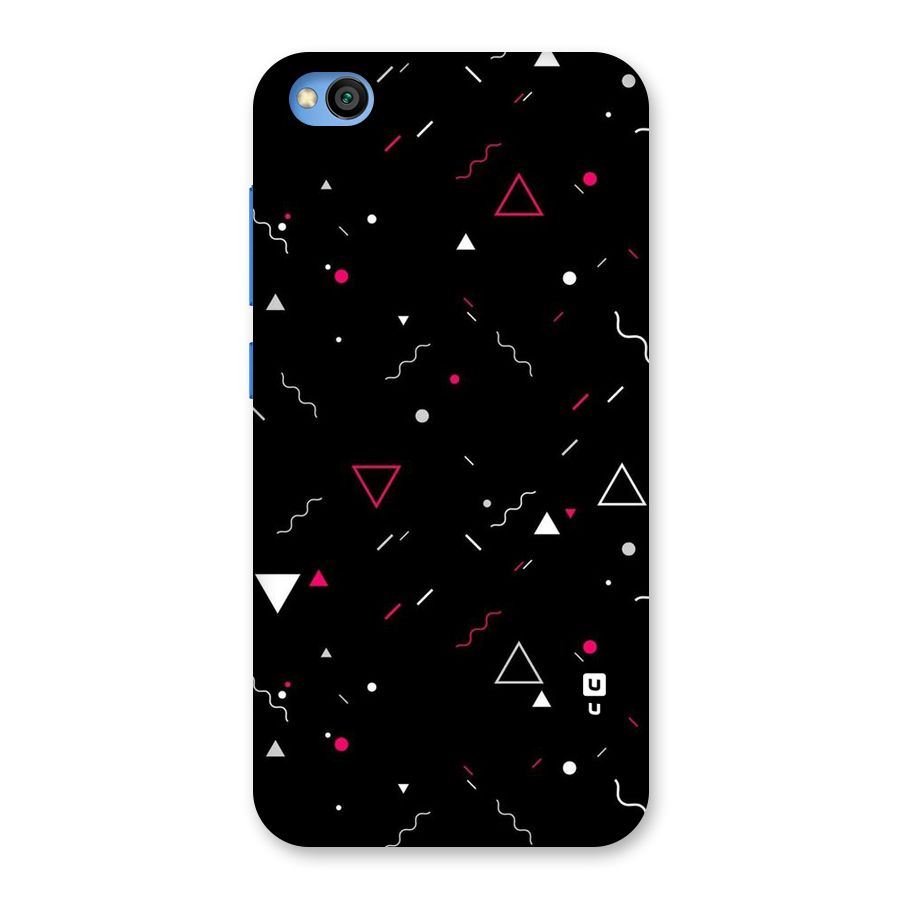Dark Shapes Design Back Case for Redmi Go