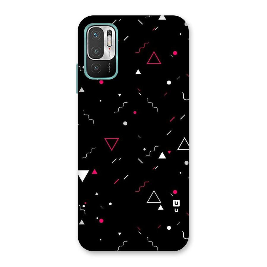 Dark Shapes Design Back Case for Redmi Note 10T 5G