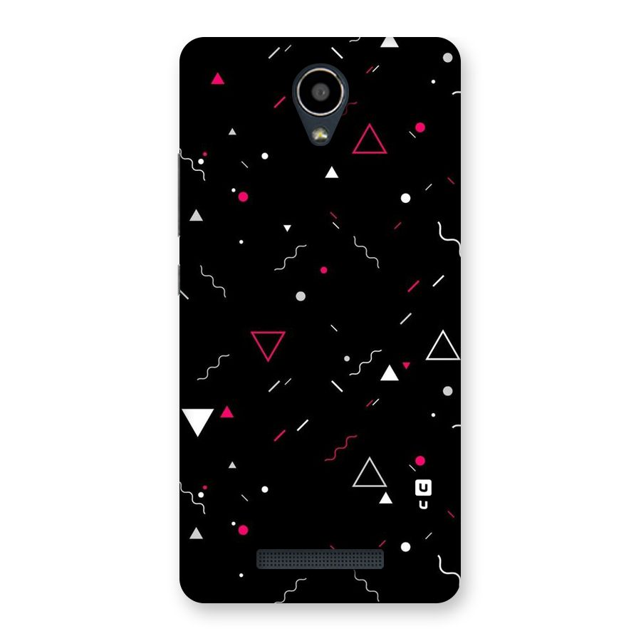 Dark Shapes Design Back Case for Redmi Note 2