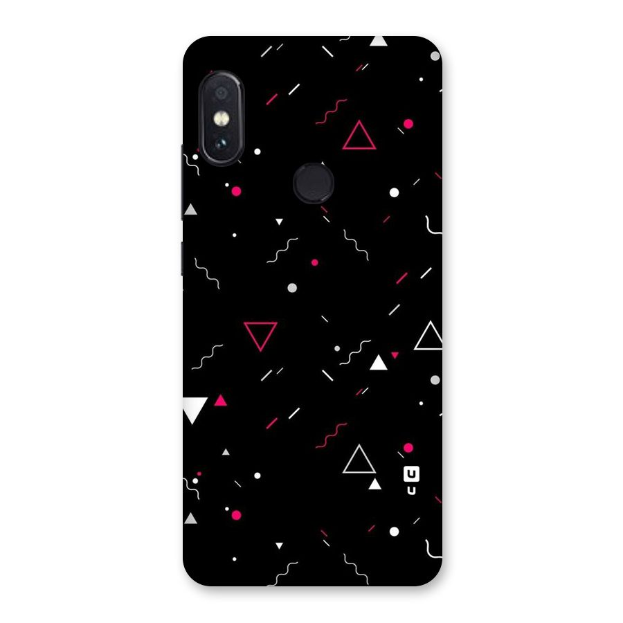 Dark Shapes Design Back Case for Redmi Note 5 Pro