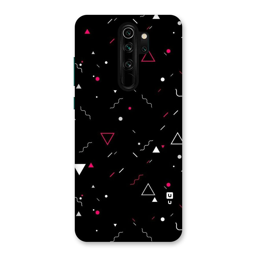 Dark Shapes Design Back Case for Redmi Note 8 Pro