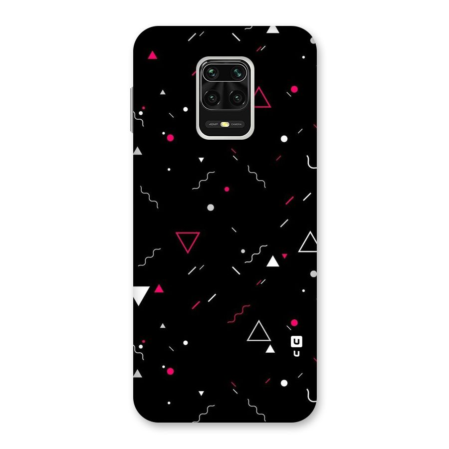 Dark Shapes Design Back Case for Redmi Note 9 Pro